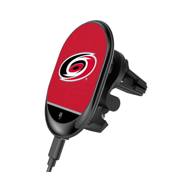 Carolina Hurricanes Solid Wordmark Wireless Car Charger-0