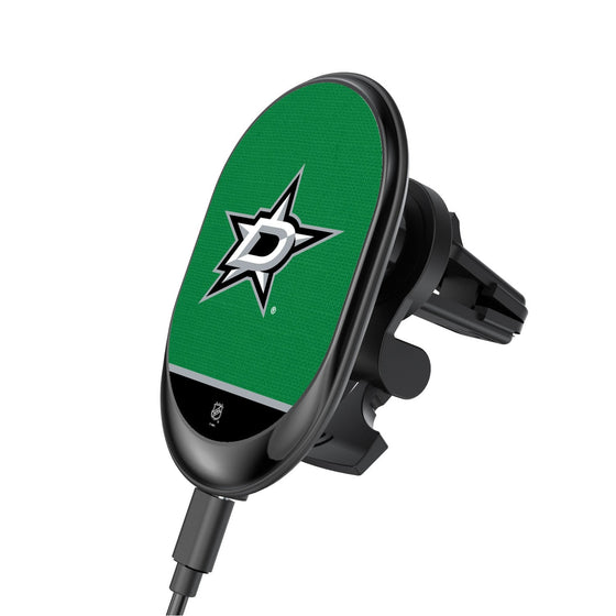 Dallas Stars Solid Wordmark Wireless Car Charger-0