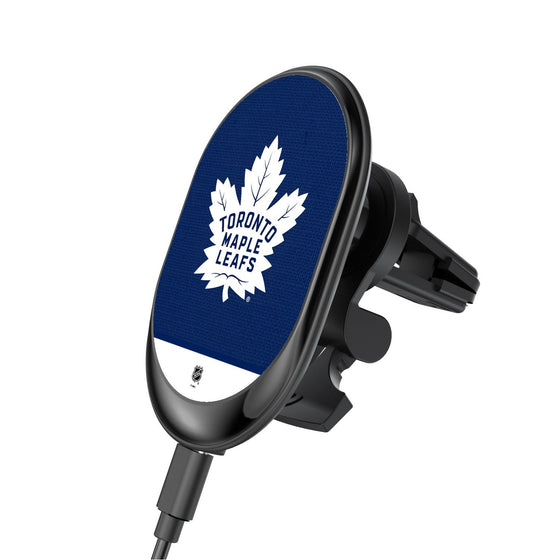 Toronto Maple Leafs Solid Wordmark Wireless Car Charger-0