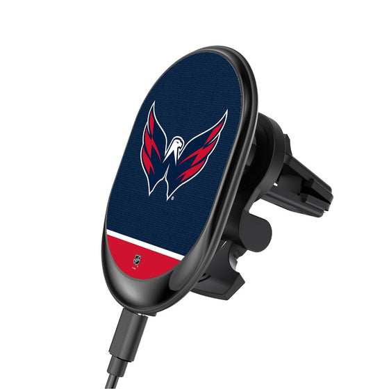 Washington Capitals Solid Wordmark Wireless Car Charger-0