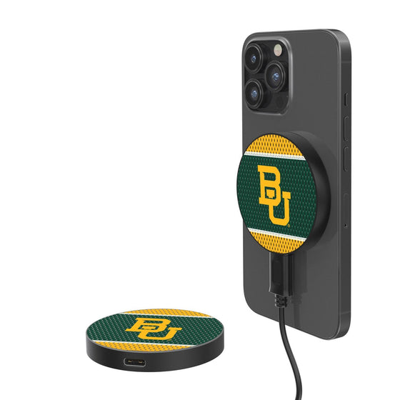 Baylor Bears Mesh 15-Watt Wireless Magnetic Charger-0