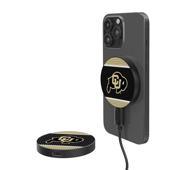 Colorado Buffaloes Mesh 15-Watt Wireless Magnetic Charger-0