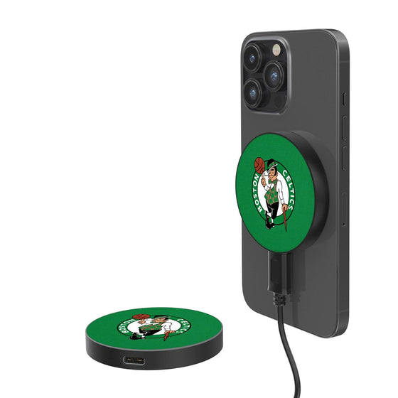 Boston Celtics Solid 15-Watt Wireless Magnetic Charger-0