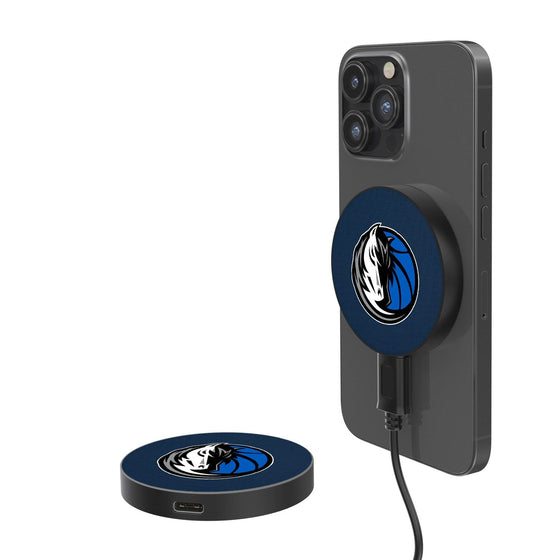 Dallas Mavericks Solid 15-Watt Wireless Magnetic Charger-0