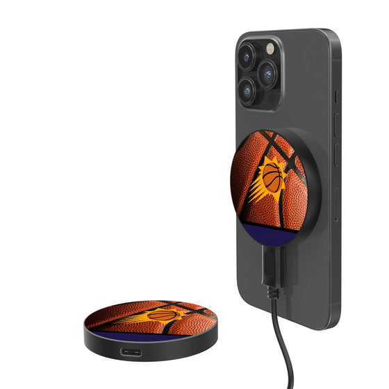 Phoenix Suns Basketball 15-Watt Wireless Magnetic Charger-0