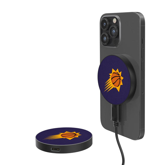 Phoenix Suns Solid 15-Watt Wireless Magnetic Charger-0