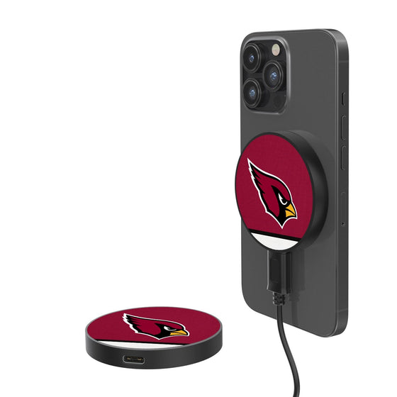 Arizona Cardinals Stripe 10-Watt Wireless Magnetic Charger - 757 Sports Collectibles