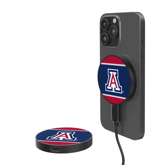 Arizona Wildcats Mesh 15-Watt Wireless Magnetic Charger-0