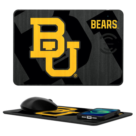 Baylor Bears Tilt 15-Watt Wireless Charger and Mouse Pad-0