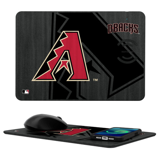 Arizona Diamondbacks Tilt 15-Watt Wireless Charger and Mouse Pad - 757 Sports Collectibles