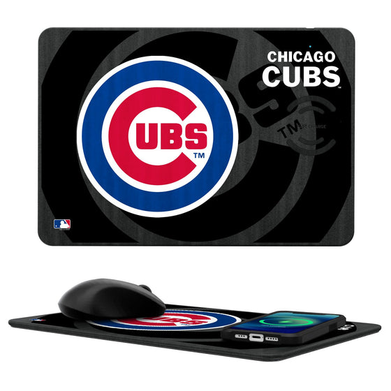 Chicago Cubs Tilt 15-Watt Wireless Charger and Mouse Pad - 757 Sports Collectibles