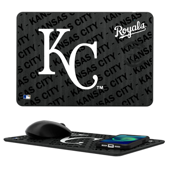 Kansas City Royals Tilt 15-Watt Wireless Charger and Mouse Pad - 757 Sports Collectibles