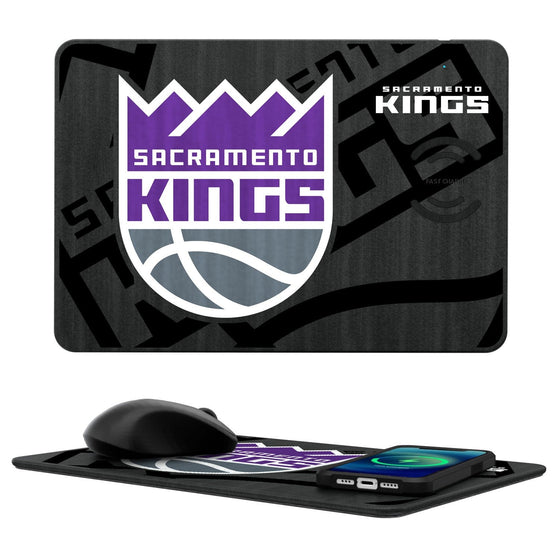 Sacramento Kings Tilt 15-Watt Wireless Charger and Mouse Pad-0