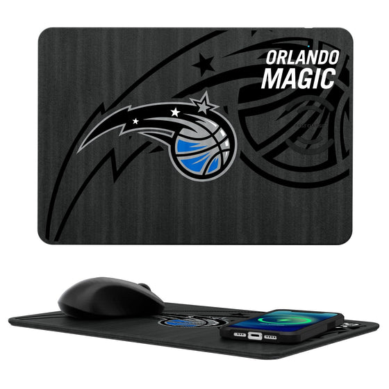 Orlando Magic Tilt 15-Watt Wireless Charger and Mouse Pad-0