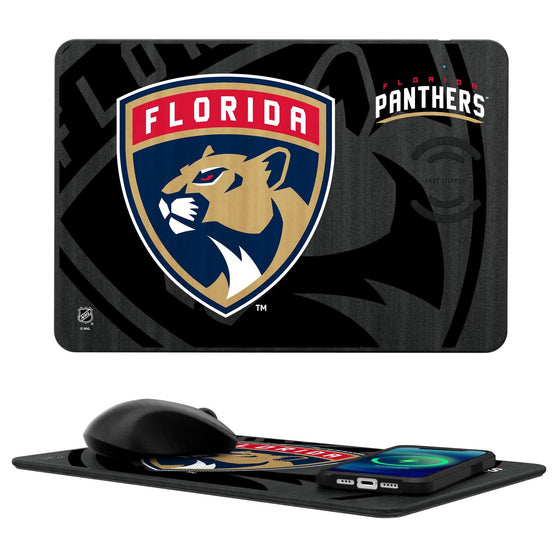Florida Panthers Tilt 15-Watt Wireless Charger and Mouse Pad-0