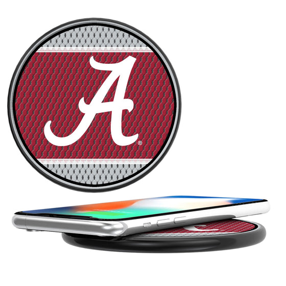 Alabama Crimson Tide Mesh 10-Watt Wireless Charger-0