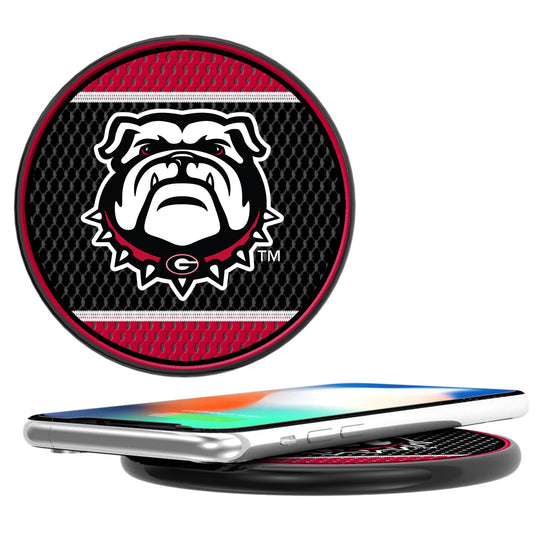 Georgia Bulldogs Mesh 10-Watt Wireless Charger-0
