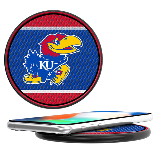 Kansas Jayhawks Mesh 10-Watt Wireless Charger-0