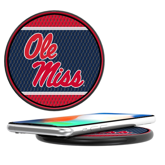 Mississippi Ole Miss Rebels Mesh 10-Watt Wireless Charger-0