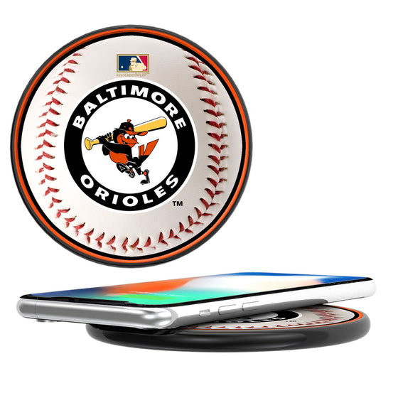 Baltimore Orioles 1966-1969 - Cooperstown Collection Baseball 10-Watt Wireless Charger - 757 Sports Collectibles