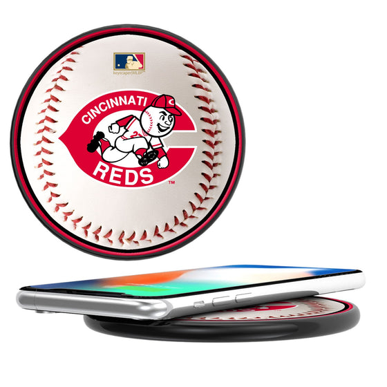 Cincinnati Reds 1978-1992 - Cooperstown Collection Baseball 10-Watt Wireless Charger - 757 Sports Collectibles