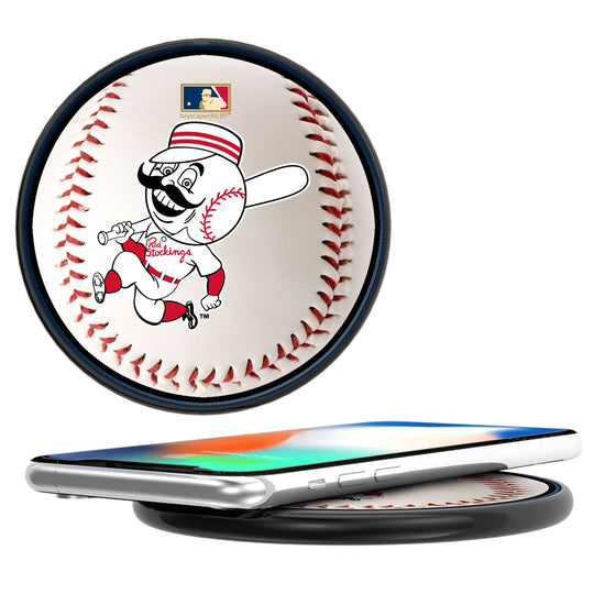 Cincinnati Reds 1953-1967 - Cooperstown Collection Baseball 10-Watt Wireless Charger - 757 Sports Collectibles