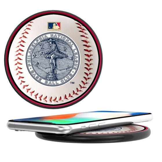 Philadelphia Phillies 1915-1943 - Cooperstown Collection Baseball 10-Watt Wireless Charger - 757 Sports Collectibles