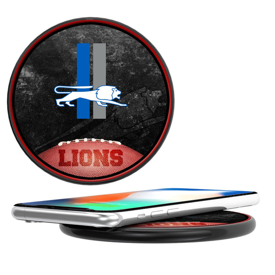 Detroit Lions Retro Legendary 10-Watt Wireless Charger - 757 Sports Collectibles