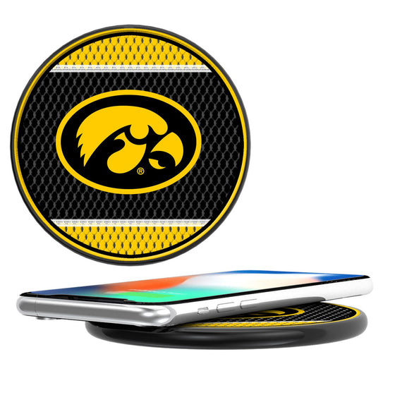 Iowa Hawkeyes Mesh 10-Watt Wireless Charger-0