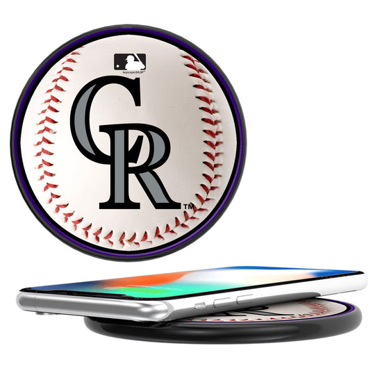 Colorado Rockies Baseball 10-Watt Wireless Charger - 757 Sports Collectibles