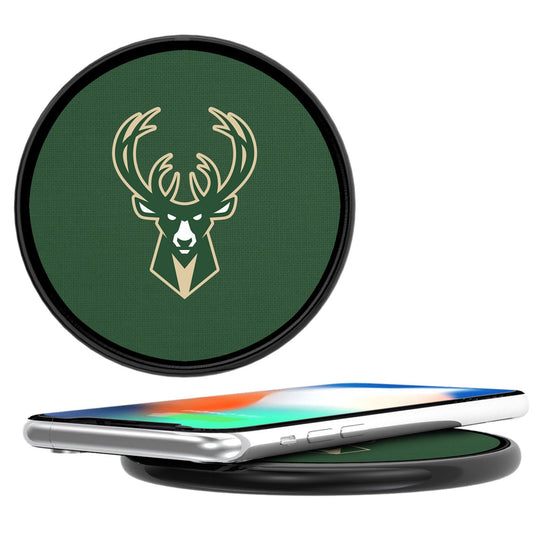 Milwaukee Bucks Solid 10-Watt Wireless Charger-0