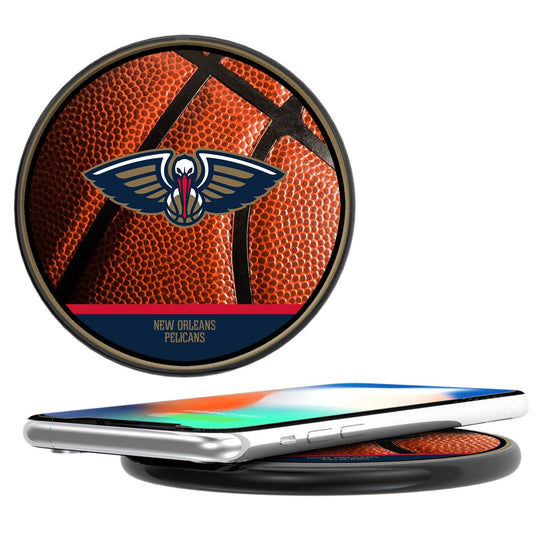 New Orleans Pelicans Basketball 10-Watt Wireless Charger-0