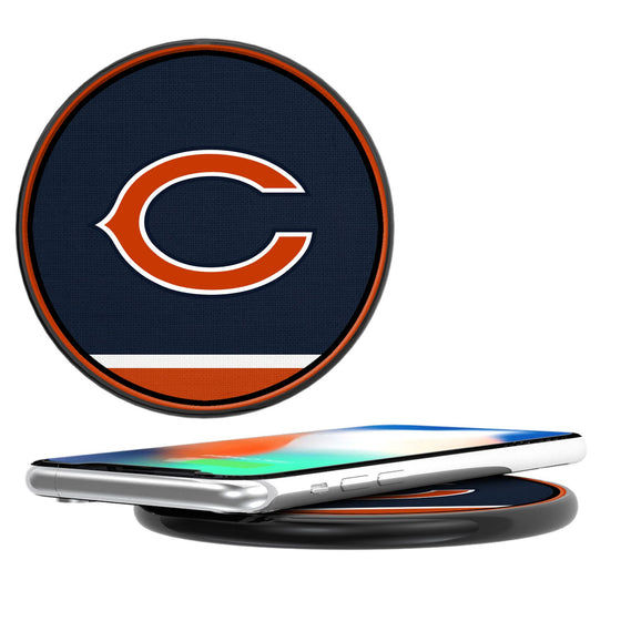 Chicago Bears Stripe 10-Watt Wireless Charger - 757 Sports Collectibles