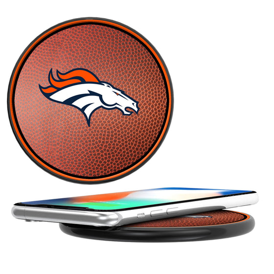 Denver Broncos Football 10-Watt Wireless Charger - 757 Sports Collectibles