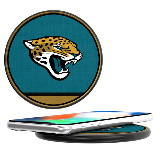 Jacksonville Jaguars Stripe 10-Watt Wireless Charger - 757 Sports Collectibles