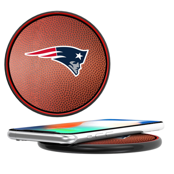 New England Patriots Football 10-Watt Wireless Charger - 757 Sports Collectibles