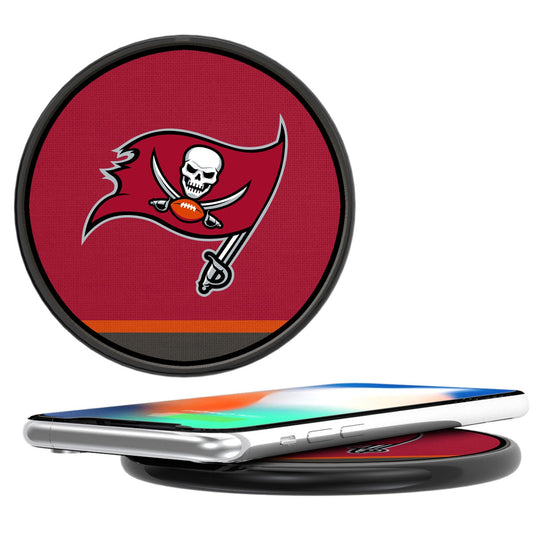 Tampa Bay Buccaneers Stripe 10-Watt Wireless Charger - 757 Sports Collectibles