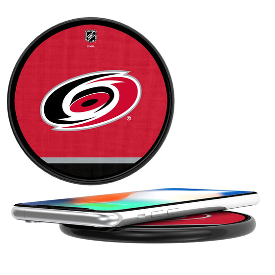 Carolina Hurricanes Stripe 10-Watt Wireless Charger-0