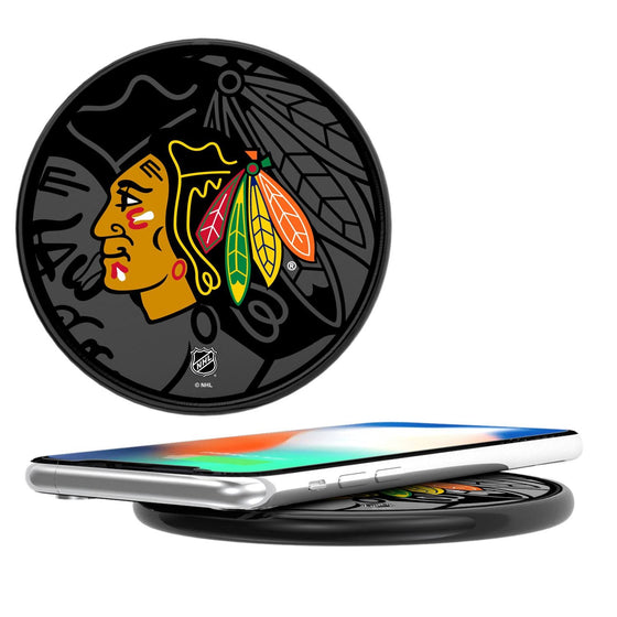 Chicago Blackhawks Tilt 10-Watt Wireless Charger-0