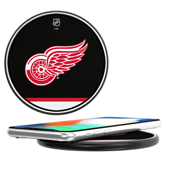 Detroit Red Wings Stripe 10-Watt Wireless Charger-0