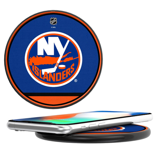 New York Islanders Stripe 10-Watt Wireless Charger-0