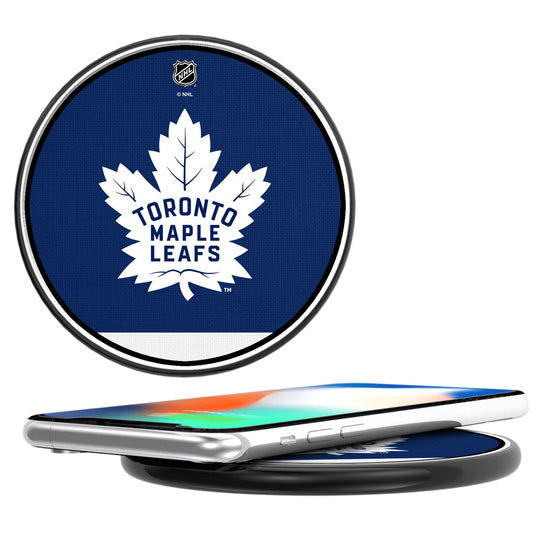 Toronto Maple Leafs Stripe 10-Watt Wireless Charger-0