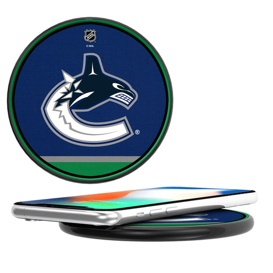 Vancouver Canucks Stripe 10-Watt Wireless Charger-0