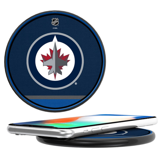 Winnipeg Jets Stripe 10-Watt Wireless Charger-0