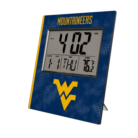 West Virginia Mountaineers Hatch Wall Clock-0