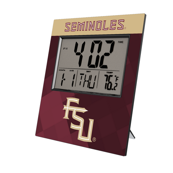 Florida State Seminoles Color Block Wall Clock-0