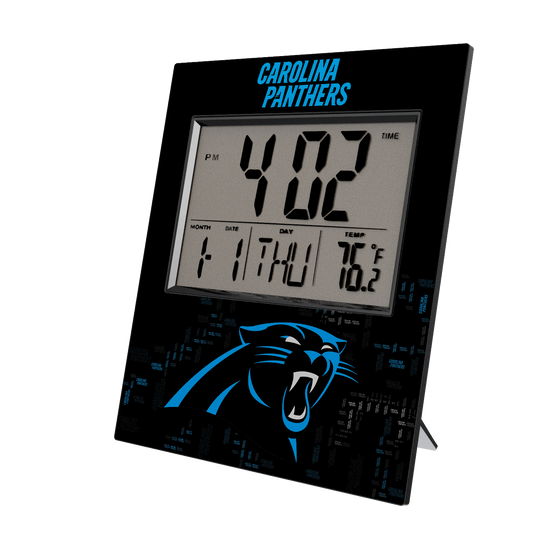 Carolina Panthers Quadtile Wall Clock-0