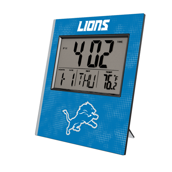 Detroit Lions Hatch Wall Clock-0