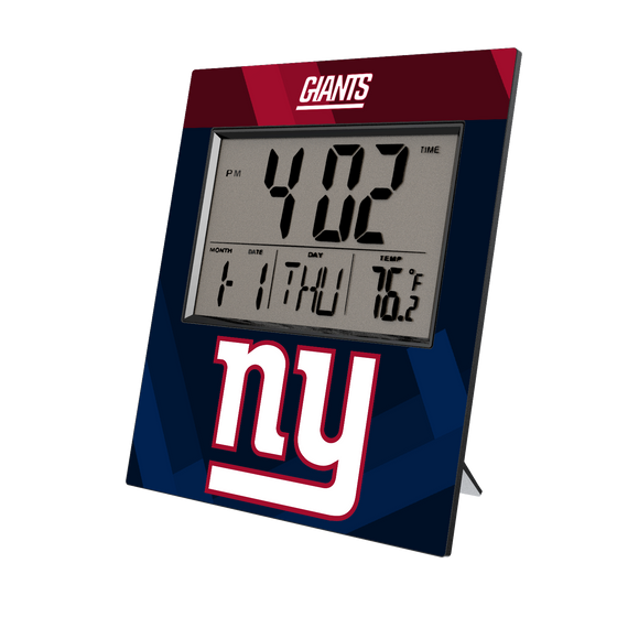 New York Giants Color Block Wall Clock-0