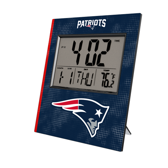 New England Patriots Hatch Wall Clock-0